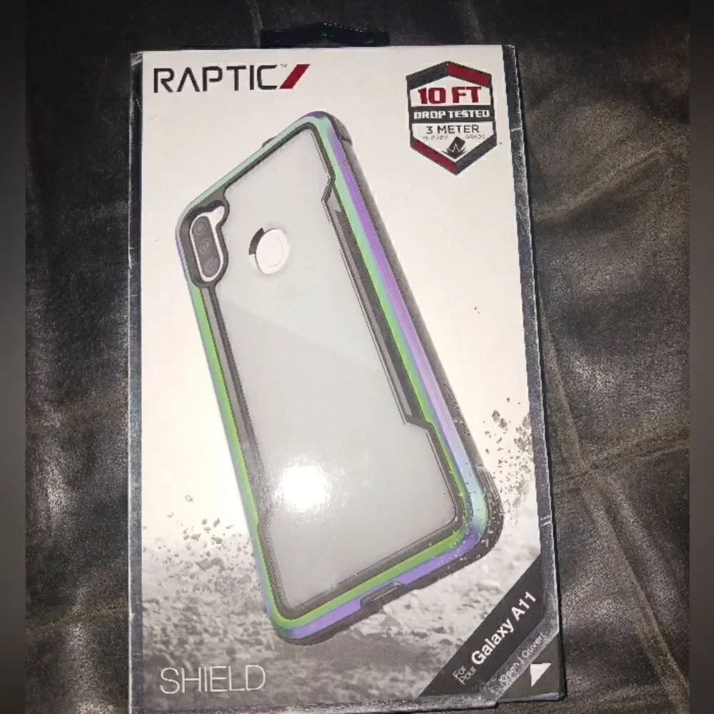 Samsung Galaxy A11, Iridscent Raptic Shield Case